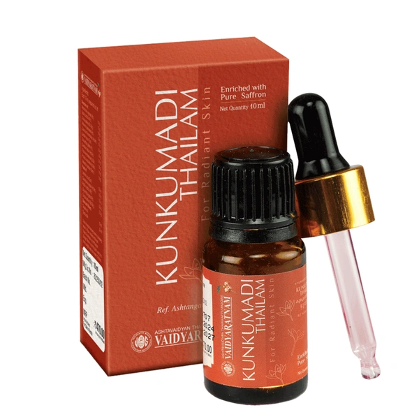 Vaidyaratnam Oushadhasala Pvt. Ltd. Vaidyaratnam Kunkumadi Thailam (10ml)