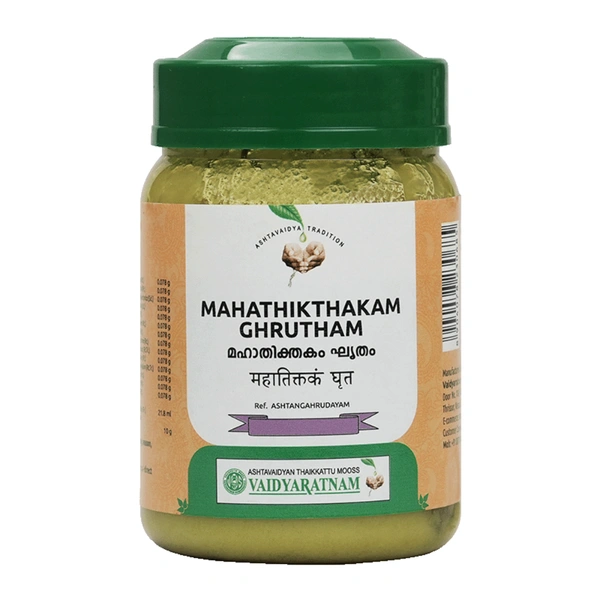  Vaidyaratnam Oushadhasala Pvt. Ltd. Vaidyaratnam Mahathikthakam Ghrutham (150gm)