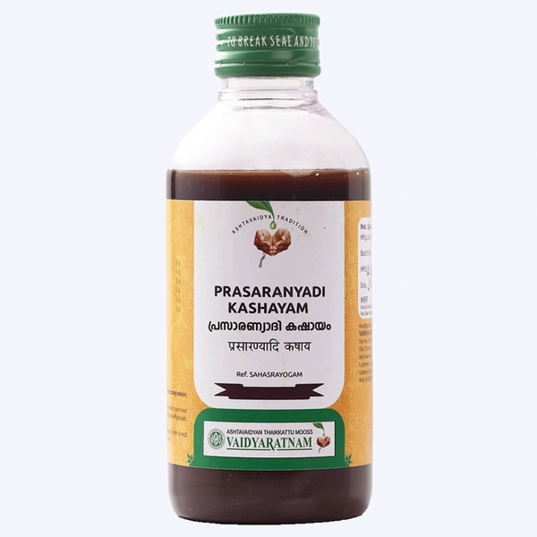Vaidyaratnam Oushadhasala Pvt. Ltd. Vaidyaratnam Prasaranyadi Kashayam (200ml)