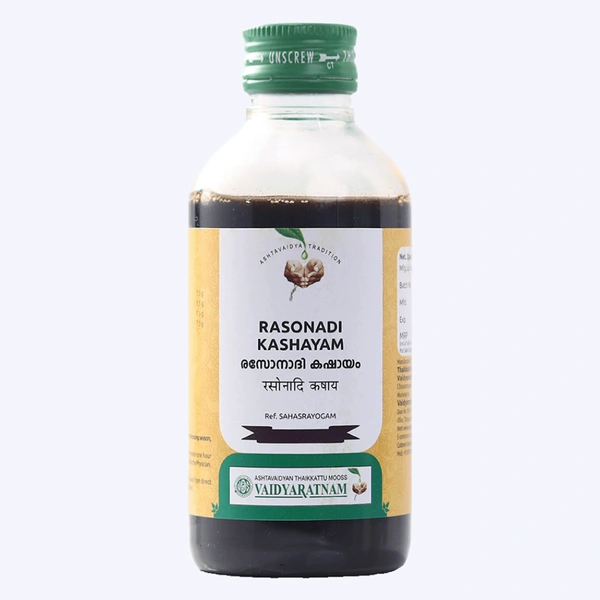 Vaidyaratnam Oushadhasala Pvt. Ltd. Vaidyaratnam Rasonadi Kashayam (200ml)
