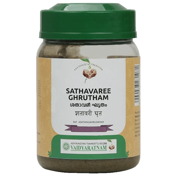 Vaidyaratnam Oushadhasala Pvt. Ltd. Vaidyaratnam SATHAVAREE GHRUTHAM (150gm)