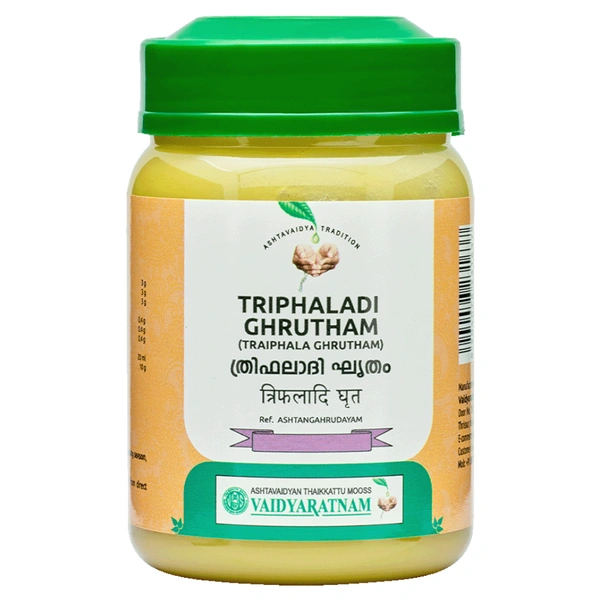 Vaidyaratnam Oushadhasala Pvt. Ltd. Vaidyaratnam Triphaladi Ghrutham (TRAIPHALA GHRUTHAM) (150gm)