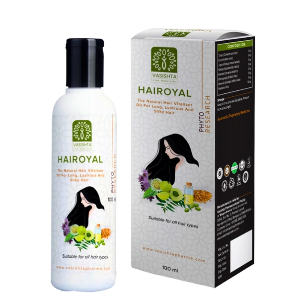 Vasishta Pharmaceuticals Pvt. Ltd. Vasishta Mardana Oil (1 Vasishta Hairoyal Oil (100ml)
