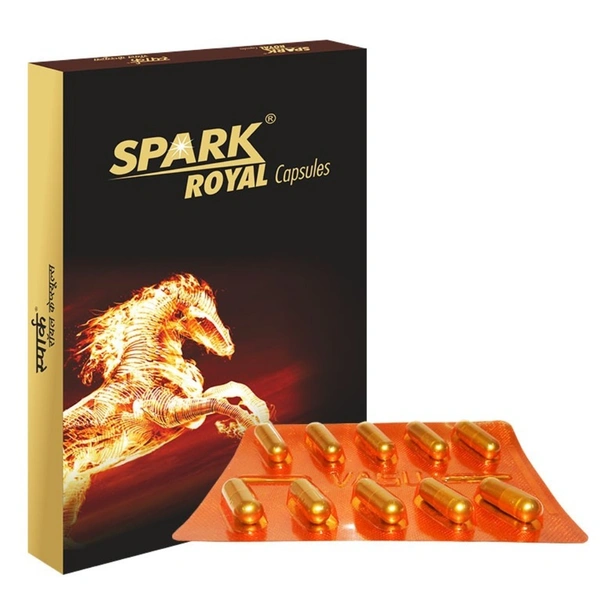 Vasu Healthcare Vasu Spark Royal Capsule (10Caps) Restores Confidence