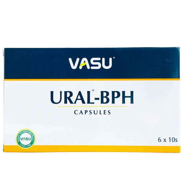 Vasu Healthcare Vasu Ural BPH Capsule (60Caps) - 60 Capsules