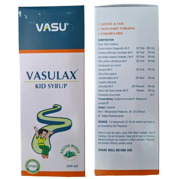 Vasu Healthcare Vasulax Kid Syrup (200ml)
