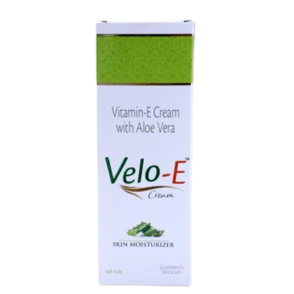 Curetech Skincare Velo-E Vitamin-E Cream With Aloe Vera (60g)