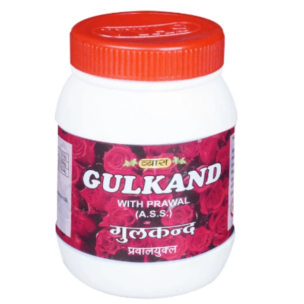 Vyas Pharmaceuticals Vyas Gulkand With Prawal (500gm) - 500 gm