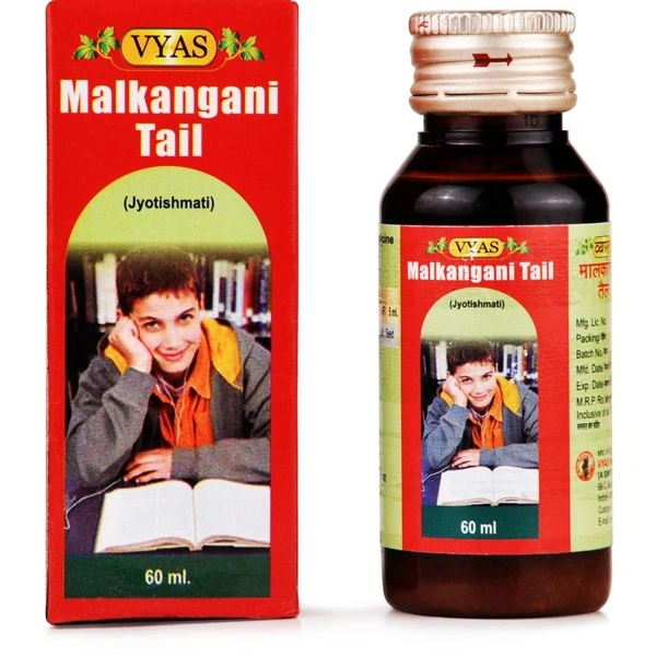 Vyas Pharmaceuticals Vyas Malkangani Tail (jyotishmati) (60ml)
