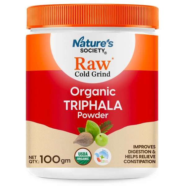Nature's Society Organic Triphala Powder (100gm) - 100 Gm