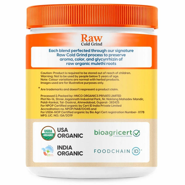 Nature's Society Organic Mulethi Powder (60gm) - 100 Gm