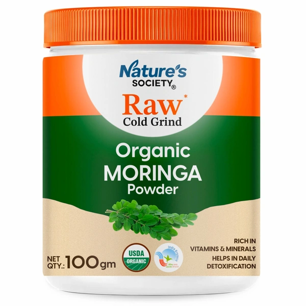 Nature's Society Organic Moringa Powder (100gm) - 100 Gm