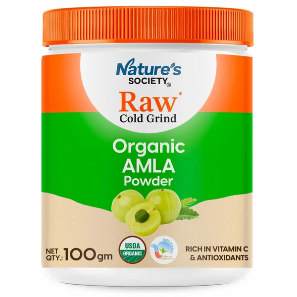 Nature's Society Organic Amla Powder (100gm) - 100 Gm