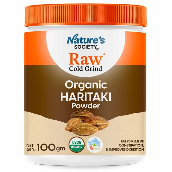 Nature's Society Organic Haritaki Powder (100gm) - 100 Gm