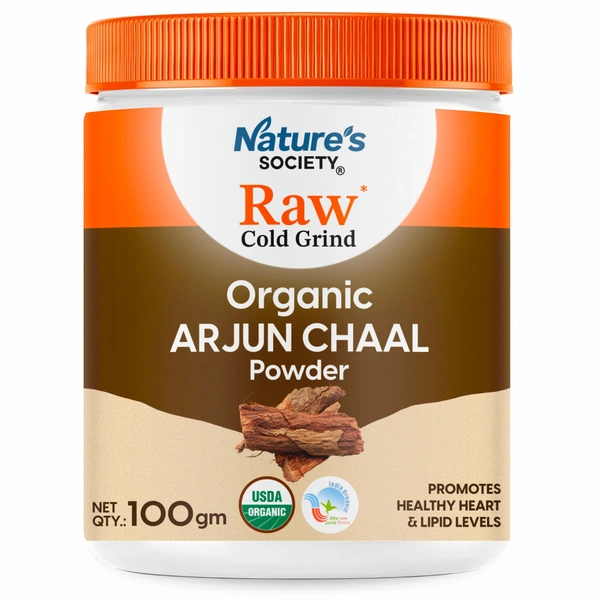 Nature's Society Organic Arjun Chaal Powder (100gm) - 100 Gm