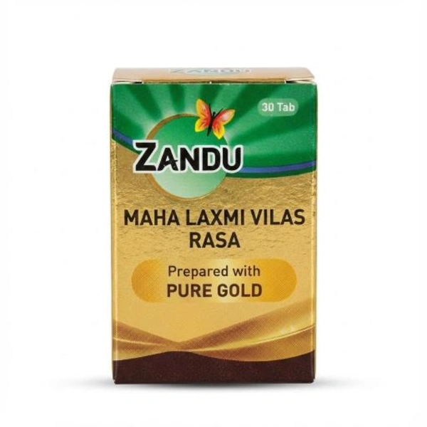 Zandu Maha Laxmi Vilas Rasa (30Tab) - 30 Tablets, 02/2030