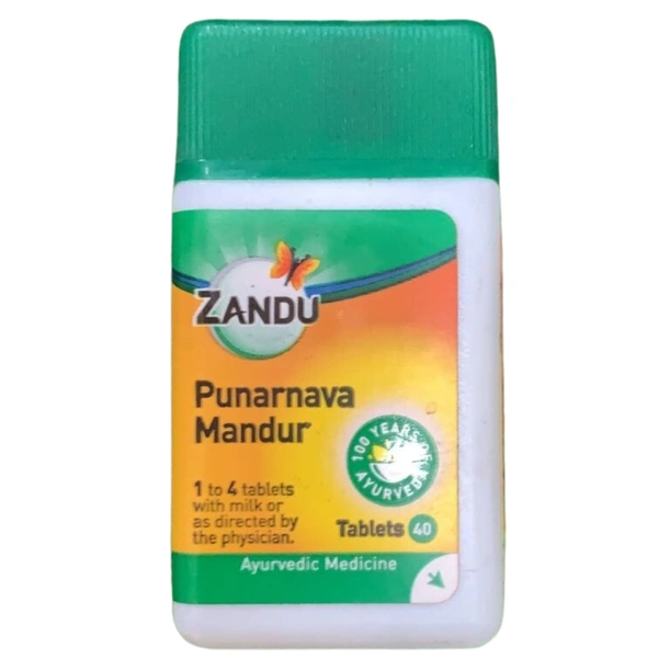 Zandu Punarnava Mandur (40tab)