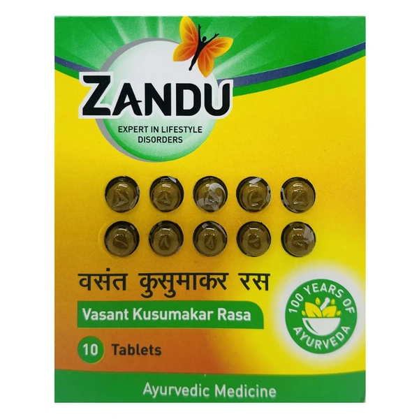 Zandu Vasant Kusumakar Ras (10tab)