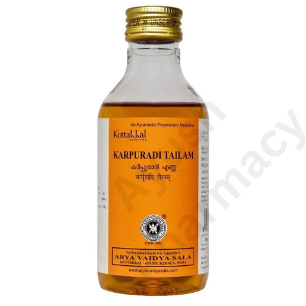 Arya Vaidya Sala Kottakkal Karpuradi Tailam (200ml)