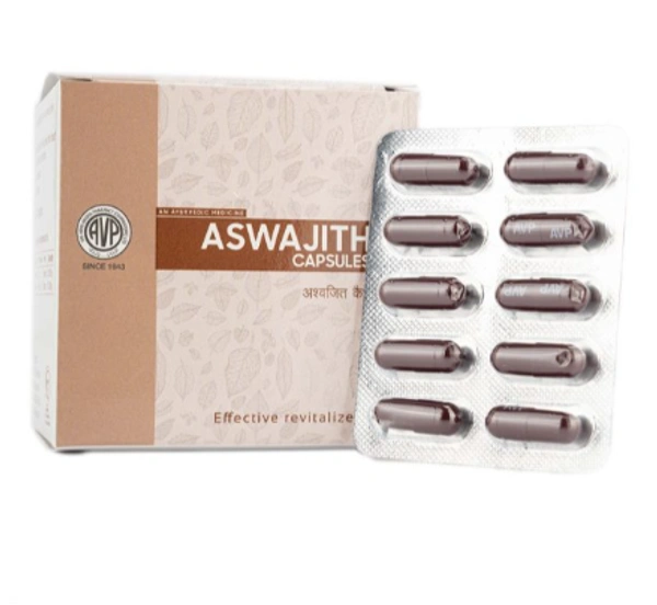 Arya Vaidya Pharmacy (AVP) Aswajith Capsules (100caps)