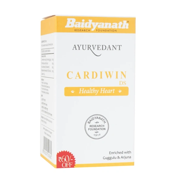 Baidyanath Jhansi Baidyanath Ayurvedant Cardiwin Ds Tablet (60tab)
