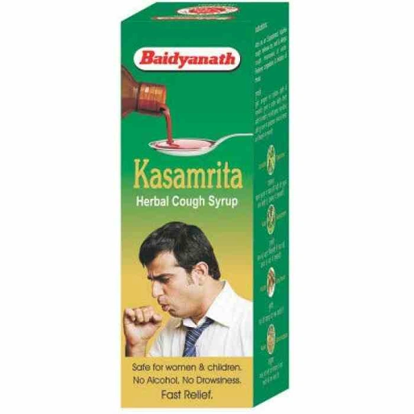 Baidyanath Jhansi Baidyanath Kasamrit Herbal Cough Syrup (100ml) - 100 ml