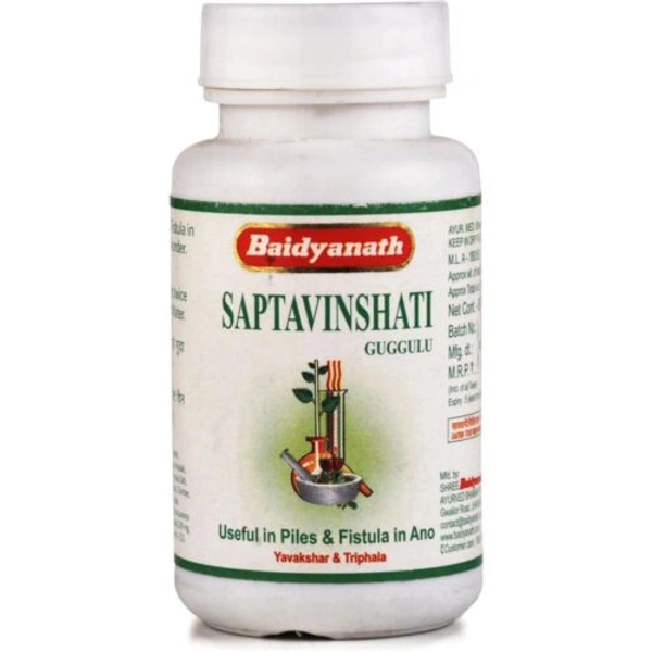 Baidyanath Saptavinshati Guggulu (80tab)