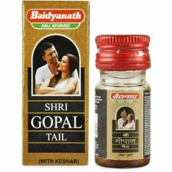 Baidyanath Shrigopal Tel (Kesar Amber Yukt) (10ml) - 10 ml