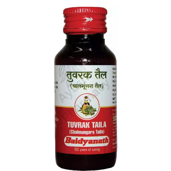 Baidyanath Jhansi Baidyanath Tuvarak Tail (Chalmogra Oil) (50ml)