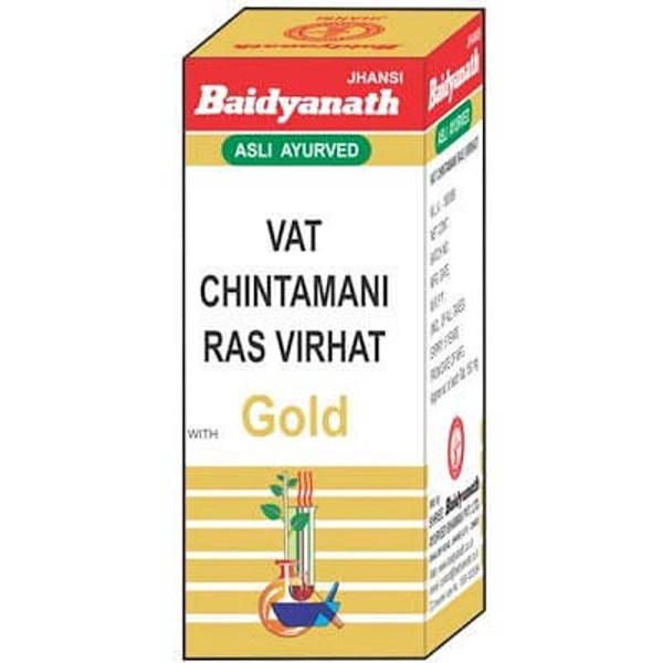 Baidyanath Jhansi Baidyanath Vatchintamani Ras Vrihat (Swarna Moti Yukta) - 10 Tablets