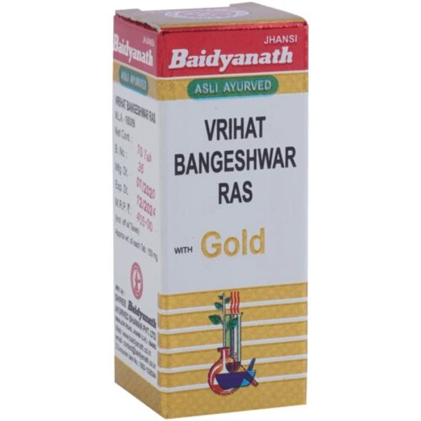 Baidyanath Jhansi Baidyanath Vrihat Bangeshwar Ras (Swarna Moti Yukta) (25tab)