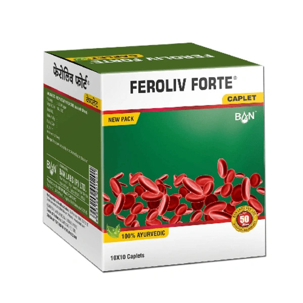 Ban Labs Feroliv Forte Caplet (100Tab)