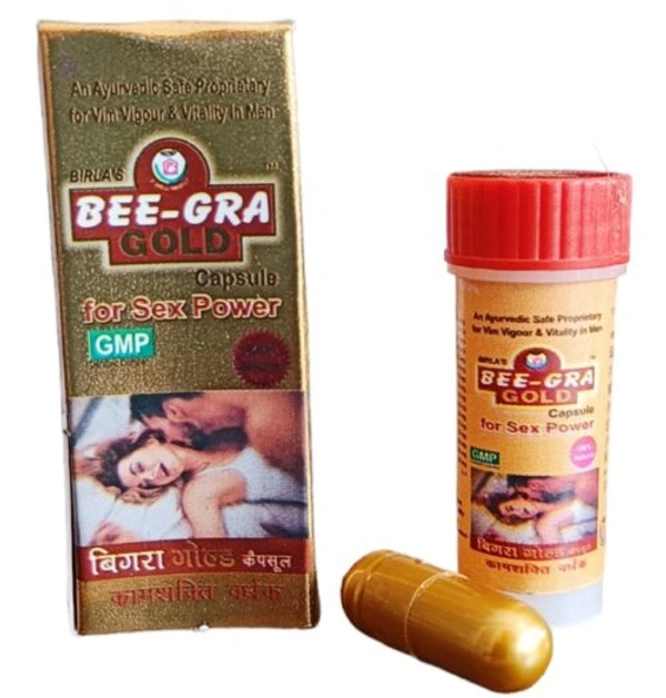Birla Pharmaceuticals Birla Bee-gra Gold Capsules (Pack of 3 Caps) - 3 Capsules