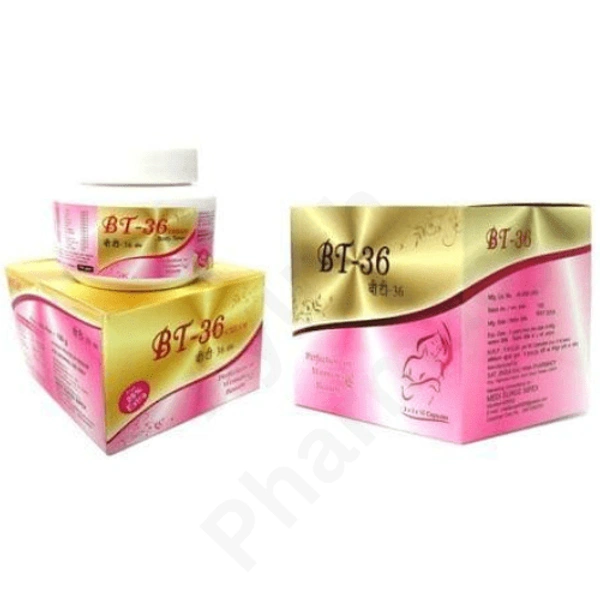 BT-36 Capsules + BT 36 Cream (One Month Course) (60caps +100gm cream)