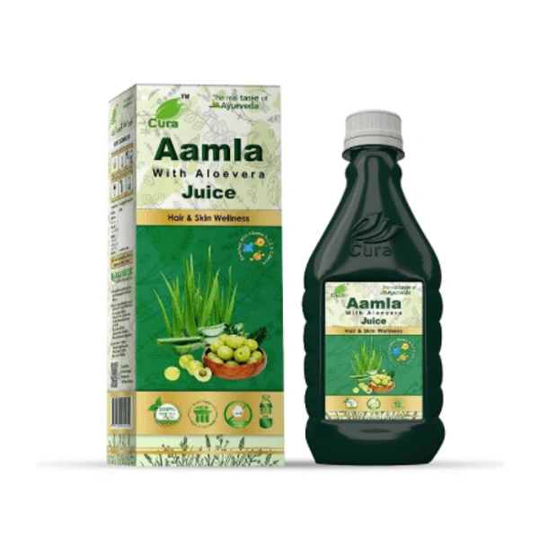 Cura Pharmaceuticals Cura Aamla Aloevera Ras/juice - 500 ml