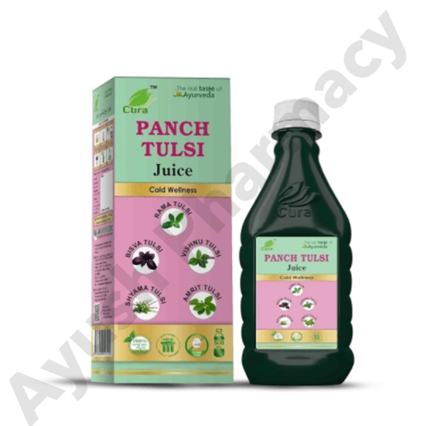 Cura Pharmaceuticals Cura Panch Tulsi Juice (500ml)