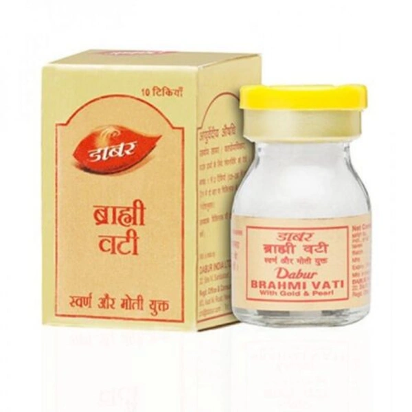 Dabur Brahmi Vati With Gold (10Tab) - 06/2029