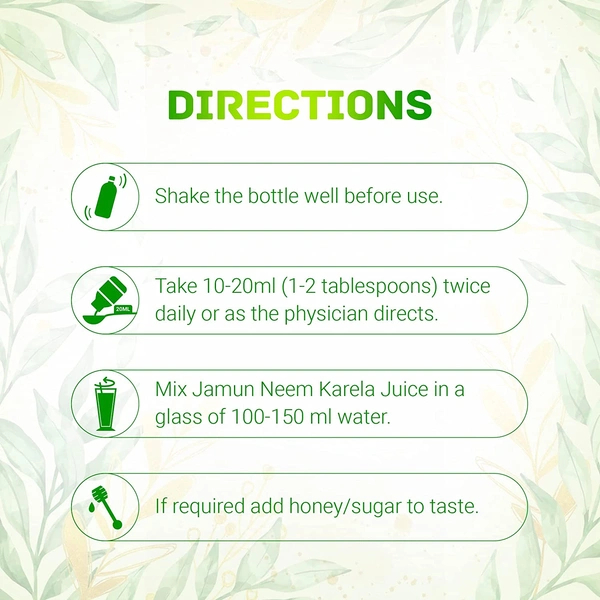 Dabur Jamun Neem Karela Juice (1Ltr) - 1000 ml