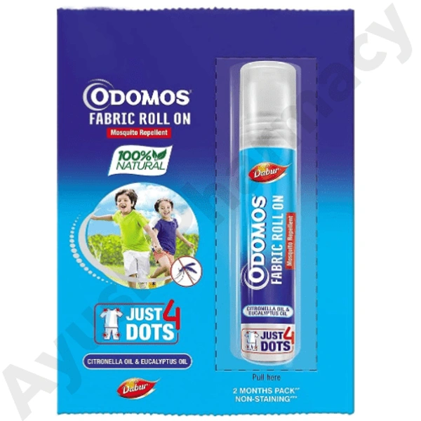 Dabur Odomos Fabric Roll-On Mosquito Repellent (8ml)