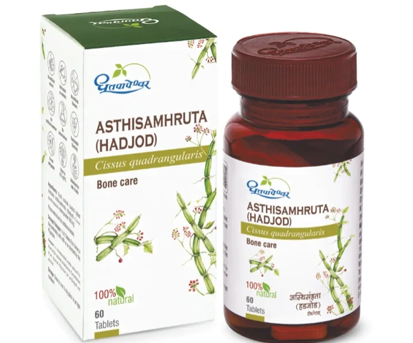 Shree Dhootapapeshwar Dhootapapeshwar Asthisamhruta (Hadjod) Tablets (60tab)