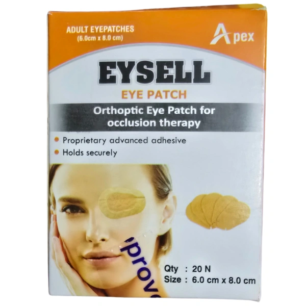 Apex Medivision Industry Apex Eysell Eye Patch (Junior 5cm X 6cm) (20 units) - Regular: 8 cm x 6 cm