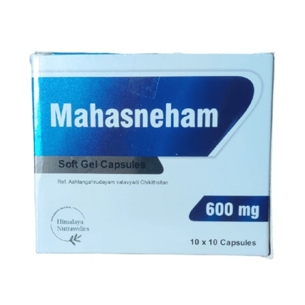 Himalaya Nutravedics India Pvt Ltd Himalaya Nutravedics Mahasneha Grutham Soft Gel Capsules 600mg (100Caps)