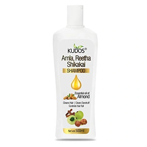 Kudos Amla Reetha Shikakai Shampoo (500ml)