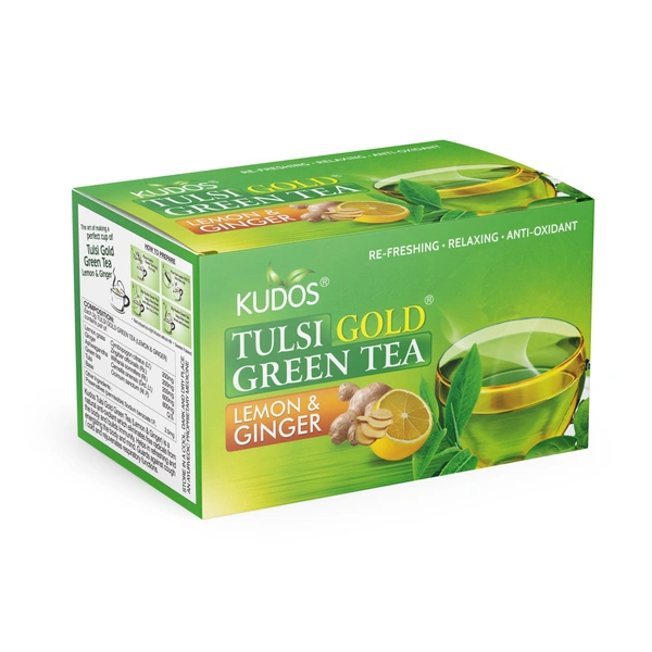 Kudos Laboratories India Ltd Kudos Tulsi Gold Green Tea (2g x 25 Bags)