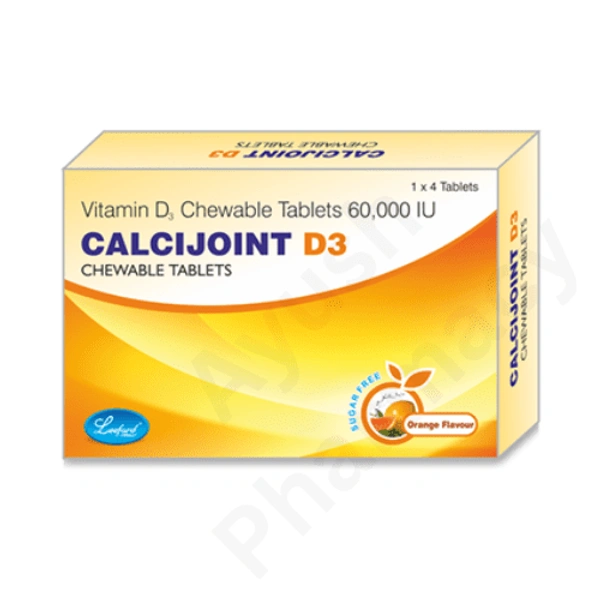 Leeford Healthcare Ltd, Nutrition & Supplements Leeford Calcijoint D3 Chewable Tablets Orange Flavor (4tab)