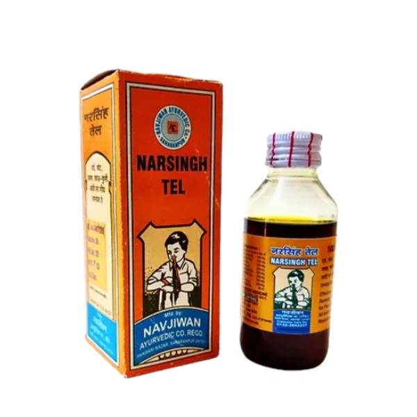 Nav Jiwan Ayurvedic Co. Navjiwan Narsingh Tel (100ml) - 100 ml