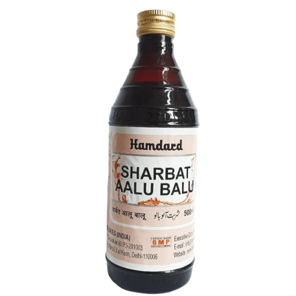 Hamdard Laboratories India Hamdard Sharbat Aalu Balu (500ml)
