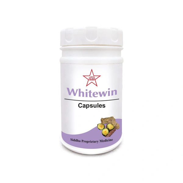 SKM Siddha & Ayurveda SKM Whitewin (100Caps) - 100 Capsules