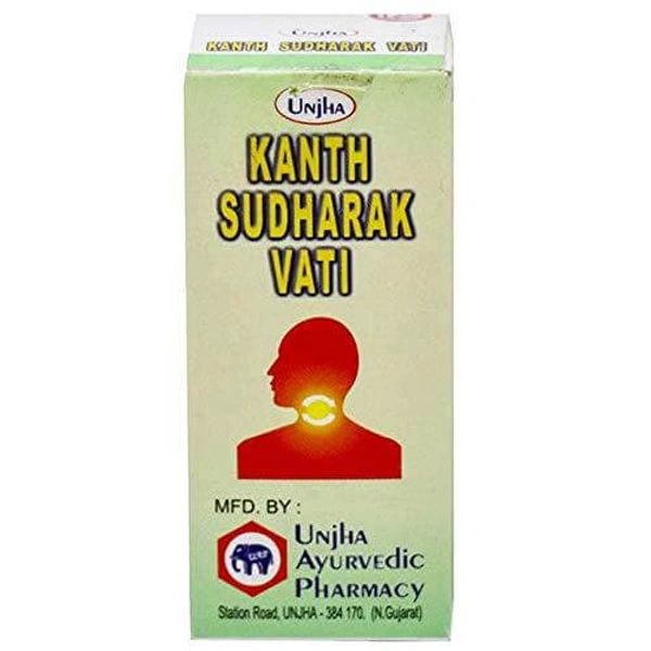 Unjha Ayurvedic pharmacy Unjha Kanth Sudharak Vati (10gm)