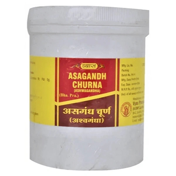 Vyas Pharmaceuticals Vyas Asagandh (Ashwagandha) Churna (500gm) - 500 gm